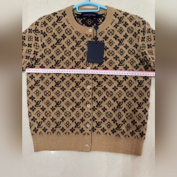 Louis Vuitton Round neck jacquard knitted cardigan - Picture 10 of 11